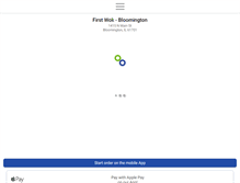 Tablet Screenshot of bloomingtonfirstwok.com